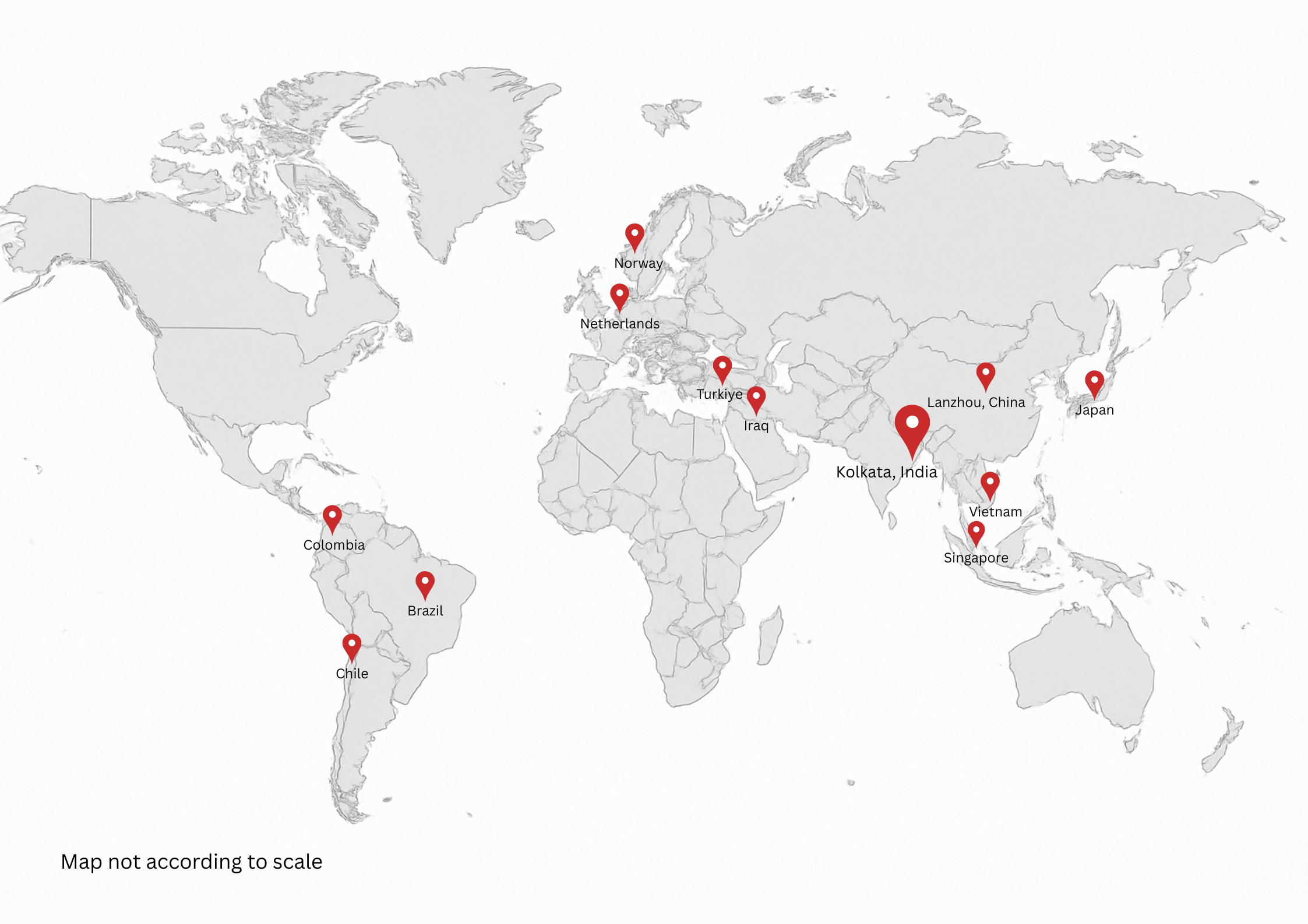 আমরা পৌঁছে গিয়েছি চীন, ব্রাজিল, তুরস্কতে